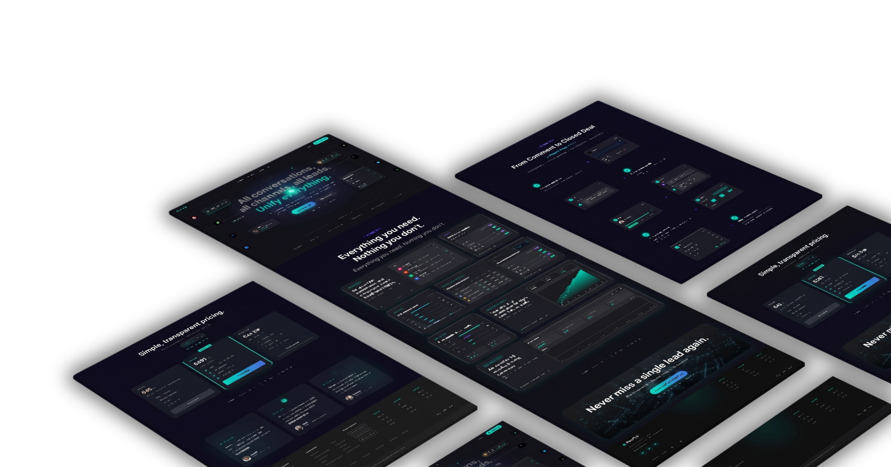 Base 360 UI mockups