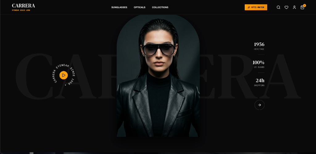 Carrera website preview